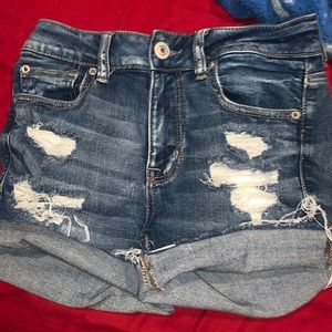 American eagle jean shorts